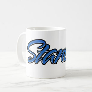 Tasse prénom Stanley bleu Tasse à café