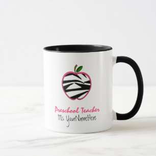 Tasse préscolaire de professeur - copie Apple de