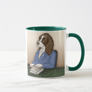Tasse présidentielle de portrait d'animal familie