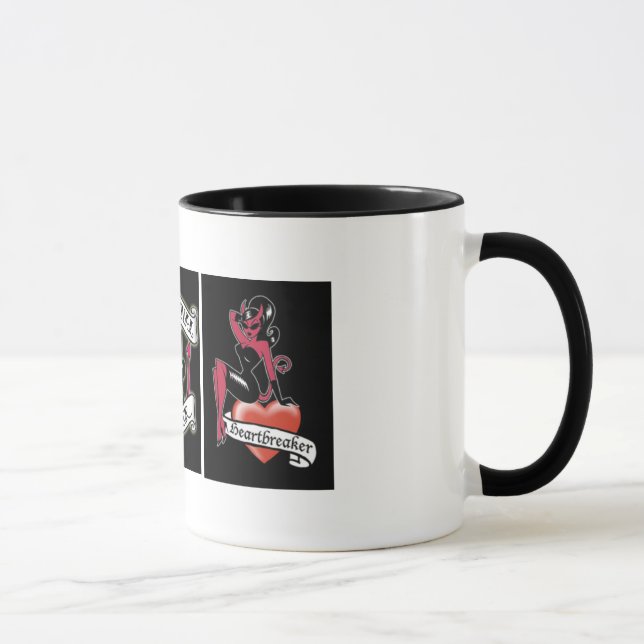 Tasse presque un ange, bourreau des coeurs, pécheur (Droite)