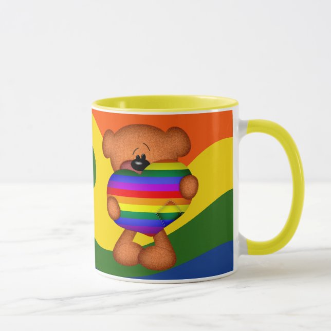 Tasse Pride Coeur Teddy Ours (Droite)