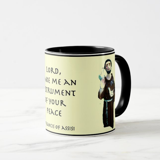 Tasse Prière de Saint François (Devant droit)