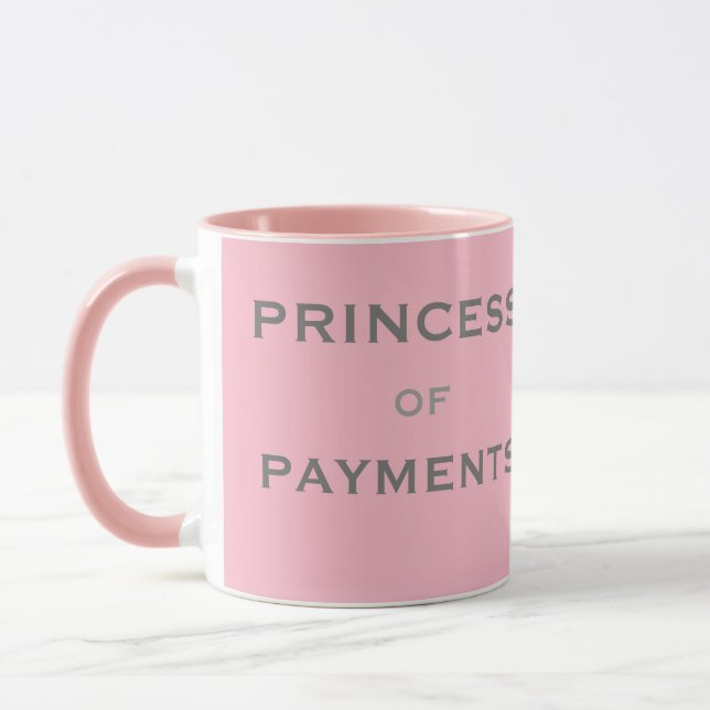 Tasse Princesse des paiements Compte spécial à payer Don (Gauche)