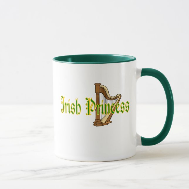 Tasse Princesse irlandaise Jour de la Saint Patrick Coff (Droite)