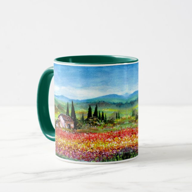 TASSE PRINTEMPS EN TOSCANE 3 (Devant gauche)