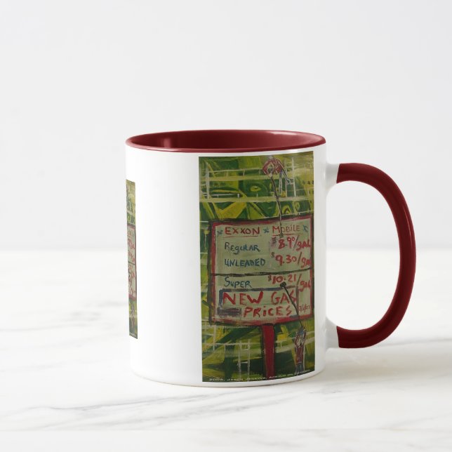 Tasse prix du gaz mobiles d'exxon nouveaux (Droite)