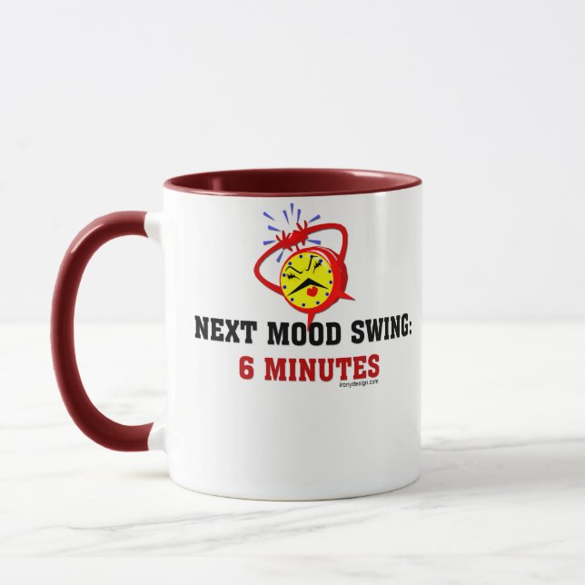 Tasse Prochain saute de humeur : 6 minutes (Gauche)