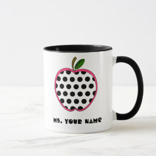 Tasse Professeur d'Apple de point de polka