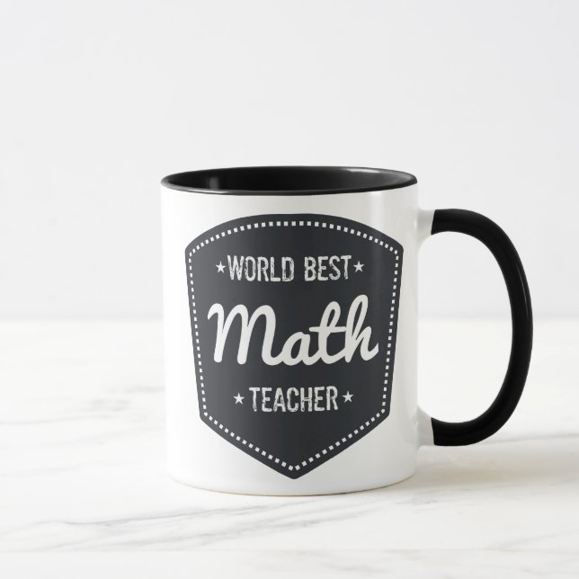 Tasse Professeur de maths drôle - le meilleur professeur (Droite)