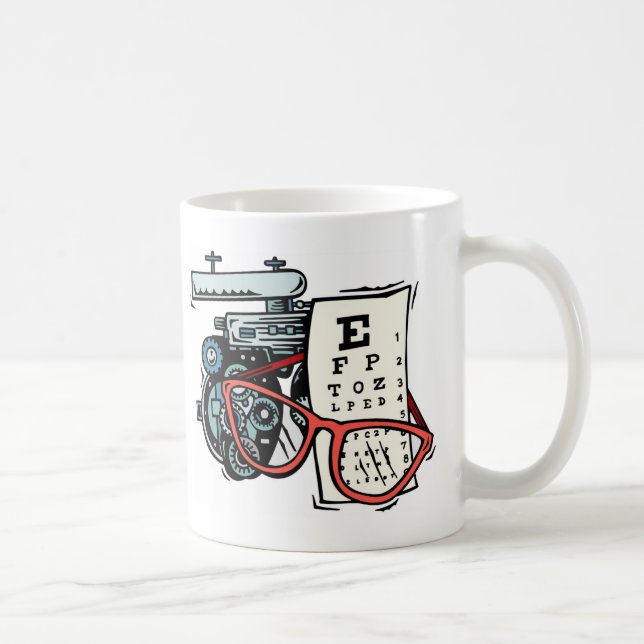Tasse - professionnel 1 de soin de vision (Droite)