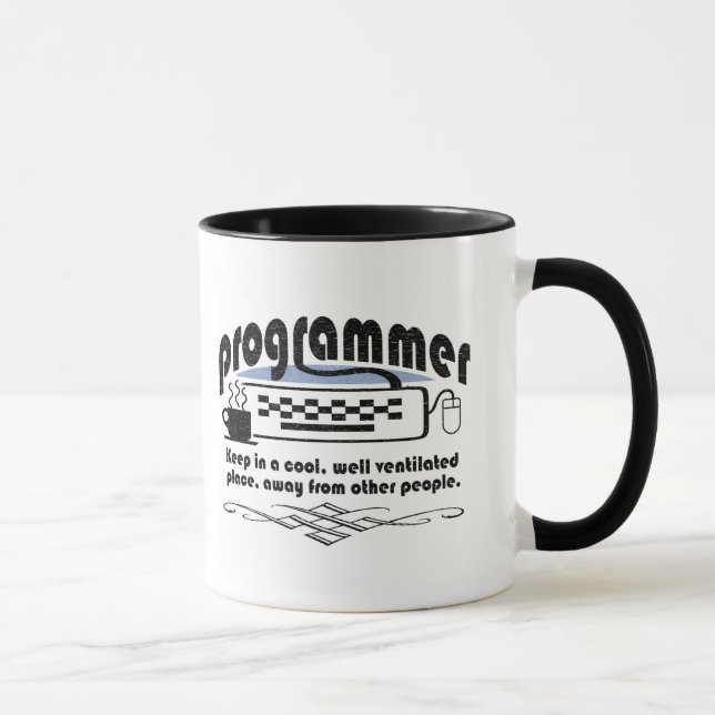 Tasse Programmeur drôle (Droite)
