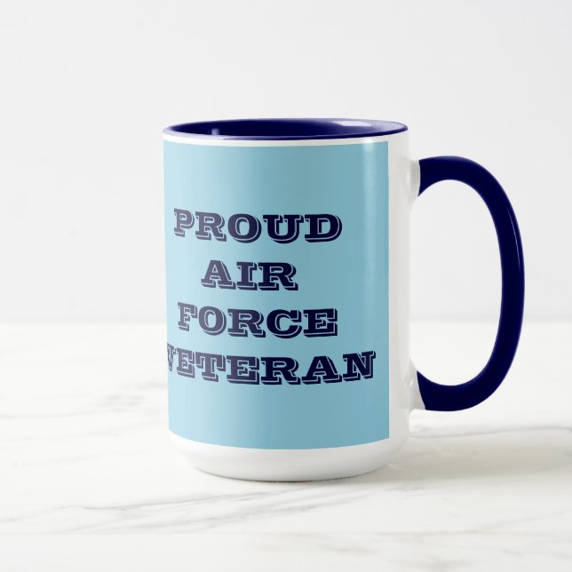 Tasse Proud Air Force Veteran (Rechts)