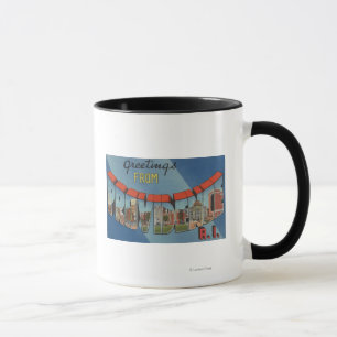Tasse Providence, Rhode Island - Scènes de grandes lettr