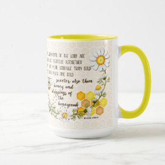 Tasse Psaume 19:9-10 Plus doux que le miel
