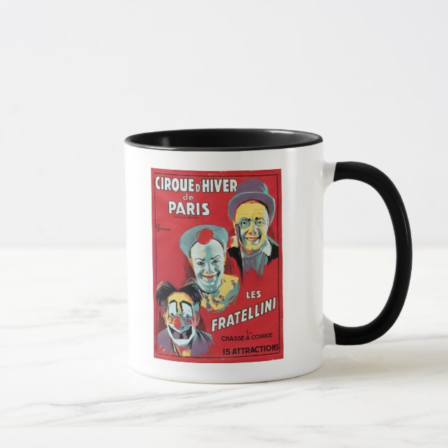Tasse Publicité par affichage le 'd'Hiver De Paris de (Droite)