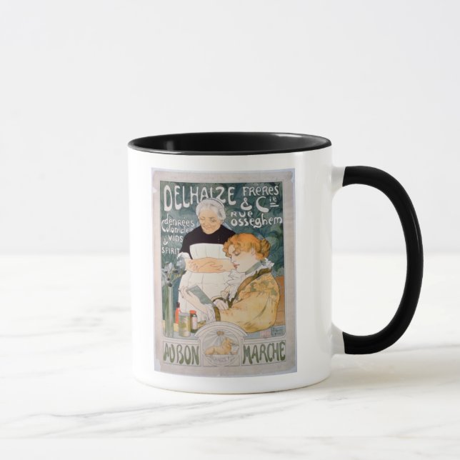Tasse Publicité pour Delhaize, frères et Cie. au Th (Droite)