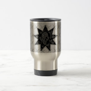 Tasse punk de crâne (grise)