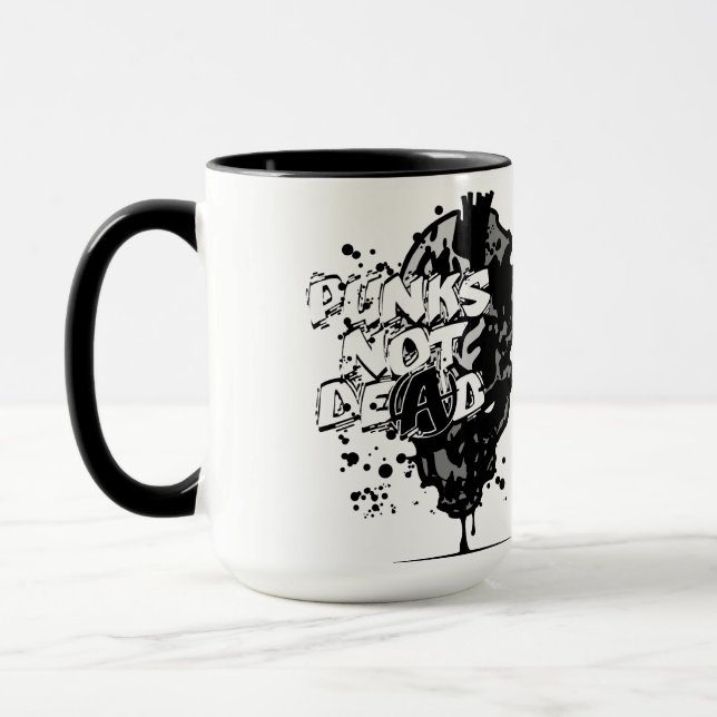 Tasse punks not dead (Gauche)