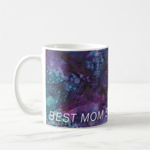 Tasse "Purple-Blues Tintenklecks"