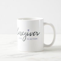 Tasse Purple Heart Amour de l'aidant en action