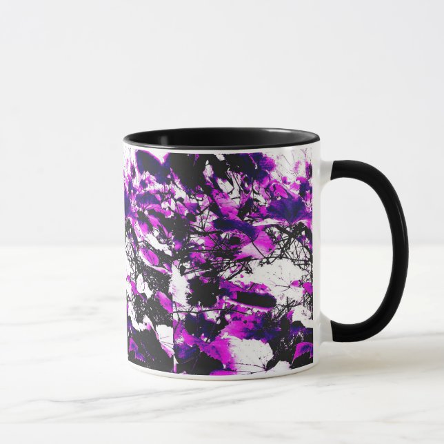 Tasse Purple Morning Abstrait (Droite)