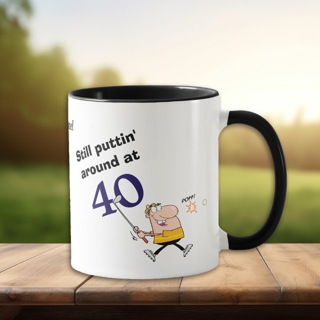 Tasse Puttin autour du golf 40 (Créateur téléchargé)