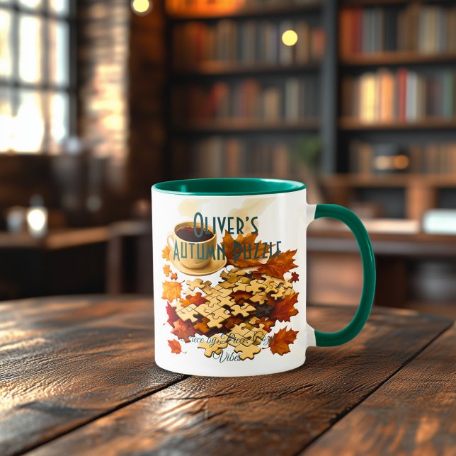 Tasse Puzzle d'Automne – Pièce par pièce, Ambiance (Créateur téléchargé)