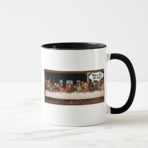 Tasse Quand mangeons-nous ? - Dernière Cène drôle de dîn