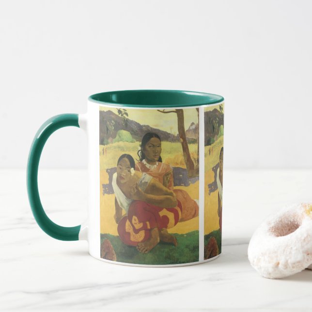 Tasse Quand vous marierez-vous ? par Paul Gauguin, Art V (Avec donut)