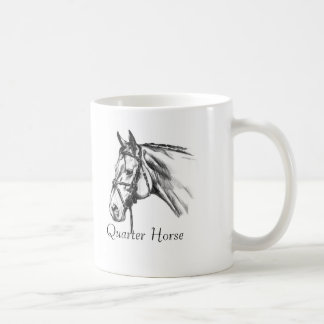 Tasse quarte de cheval