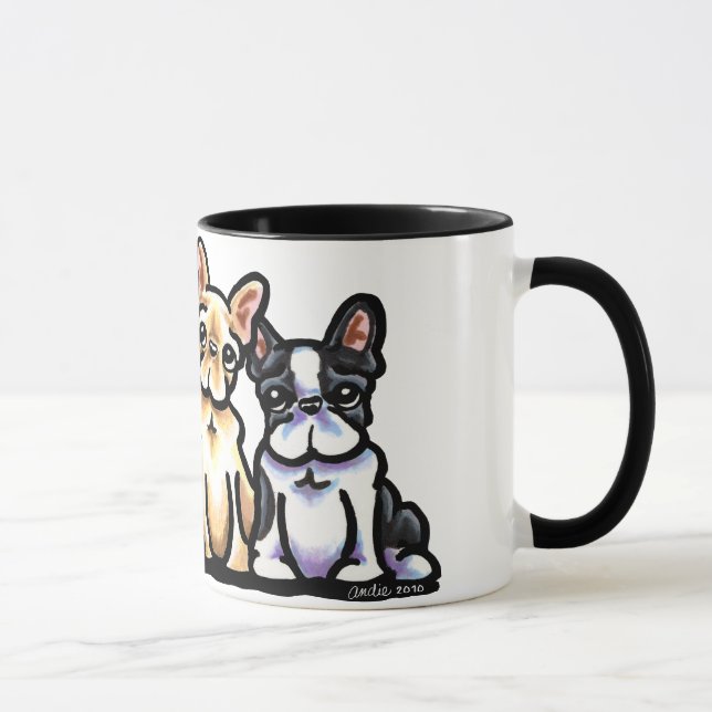 Tasse Quartet de Bulldog français (Droite)