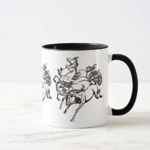 Tasse quatre chevaux