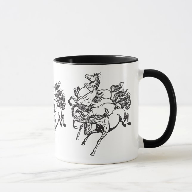 Tasse quatre chevaux (Droite)