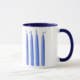 Tasse Quatre poignées de bougies/fourchette