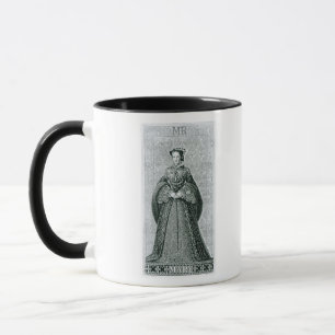 Tasse Queen Mary I gravé par T.Brown