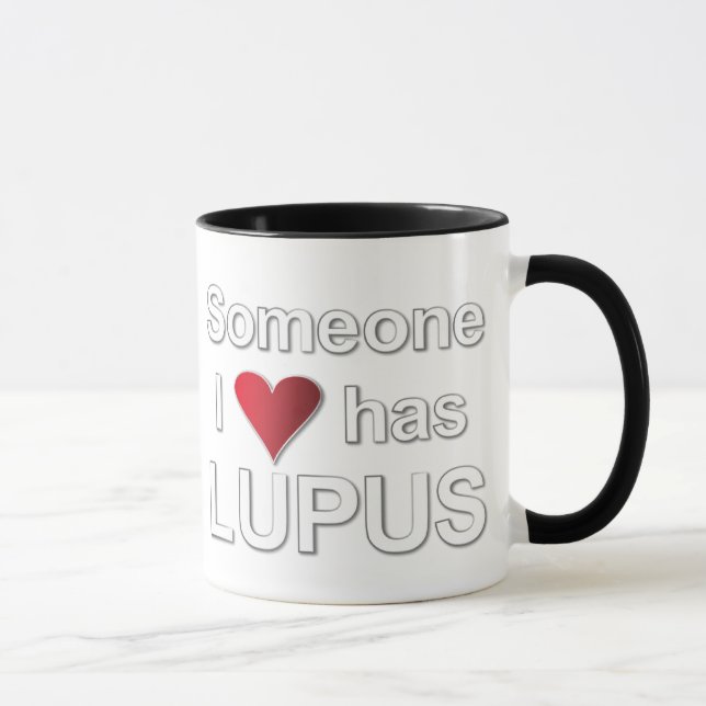 Tasse Quelqu'un amour d'I a le lupus (Droite)