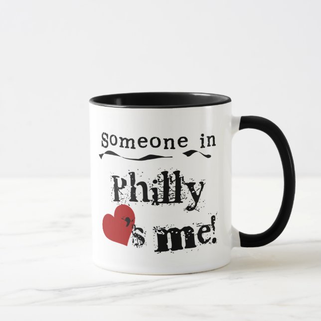 Tasse Quelqu'un dans Philly (Droite)