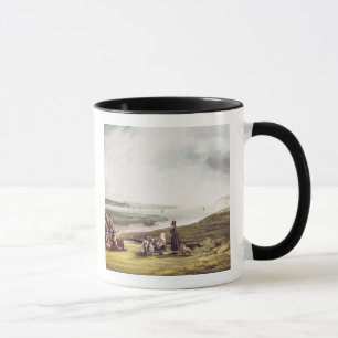 Tasse Quillebeuf, des "vues sur la Seine", gravée par