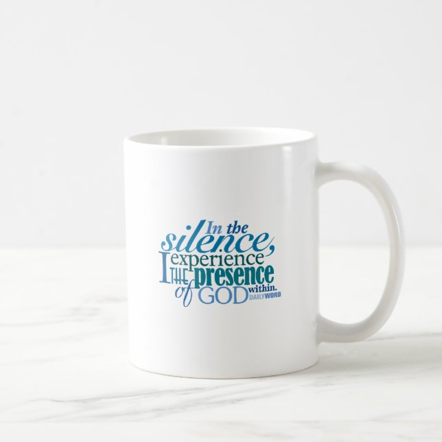 Tasse QUOTIDIENNE de "silence" de WORD® (Droite)