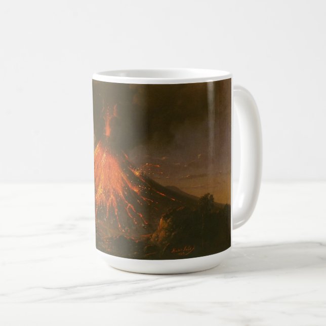 Tasse Raden Saleh® "Mont Merapi à Java" (Devant droit)