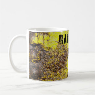 Tasse radioaktiver Abfälle
