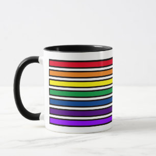 Tasse - Rainbow-farbene Bars
