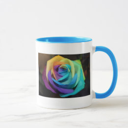 Tasse Rainbow Rose Blossoms Park Party Douche Love Art