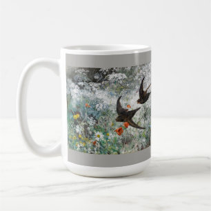 Tasse rapide de faune de fleur de fleur sauvage