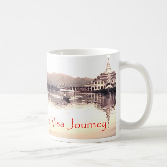 Tasse rare de lac Inle de voyage de visa (Droite)