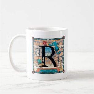 Tasse rare de Letterblock - avec la lettre "R "