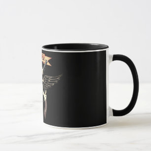 Tasse rebelle de crâne