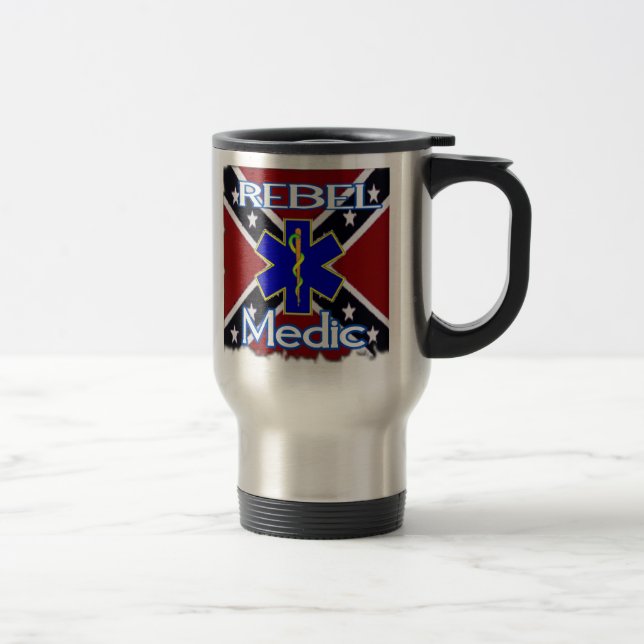 Tasse rebelle de voyage de médecin (Droit)