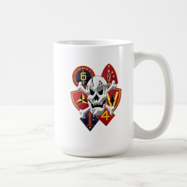 Tasse reconditionnée de division de la Marine (Droite)