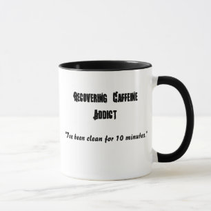 Tasse Récupérant l'intoxiqué de caféine,